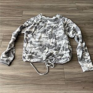 GAP Gray Camouflage Women's Hoodie